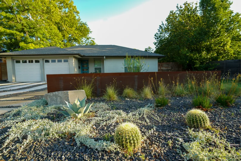 Cutters-oak hollow front yard cactus plant bed