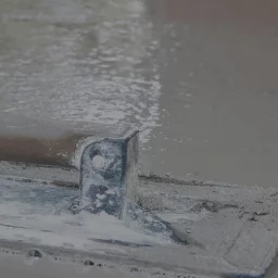 A fountain spraying water.