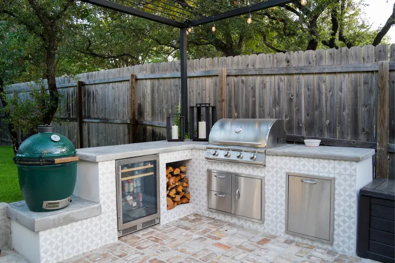Cutters-lake hills outdoor kitchen